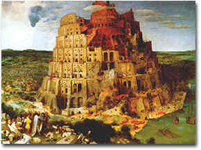 PIETER BRUEGHEL, La grande Torre di Babele, 1563 (Wien, Kunsthistorisches Museum)